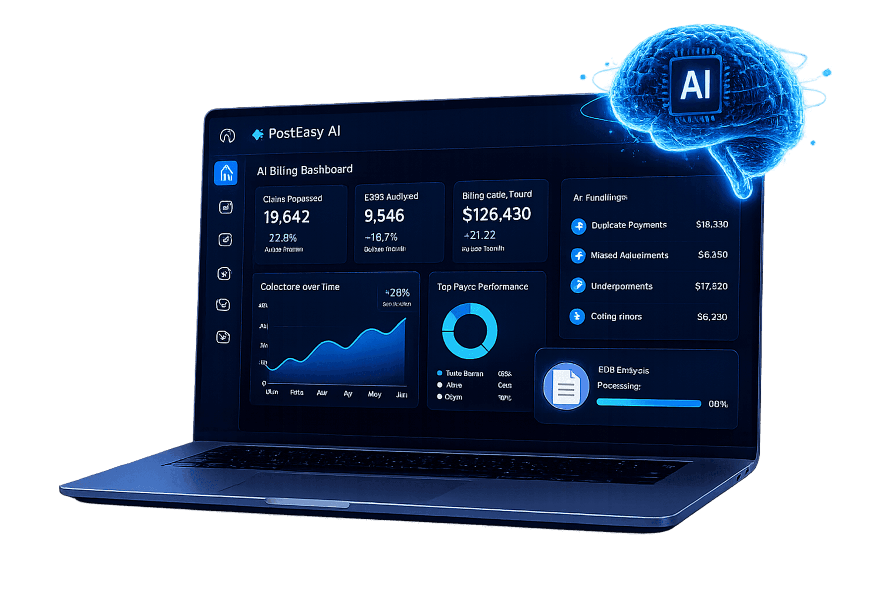 PostEasy AI Futuristic Dashboard